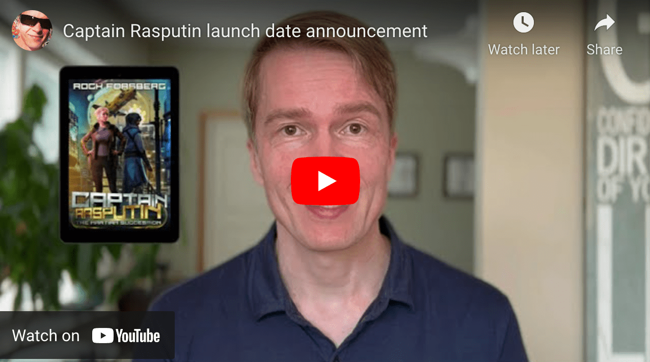Captain Rasputin launch date announcement - ROCK FORSBERG